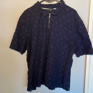 Ted Baker Men’s Navy collared shirt size 7 (approx. XXXL)